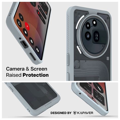 Best Nothing Phone 3a Pro Back Cover Case | Impulse - Gray