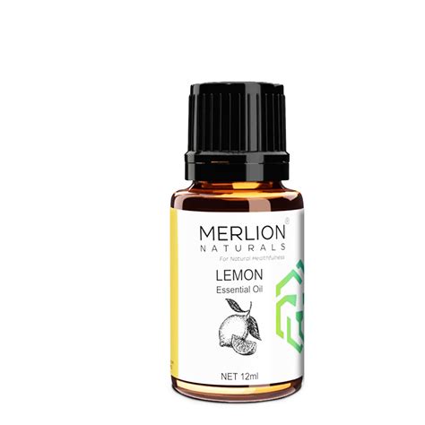 Merlion Naturals Cold Press Lemon Essential Oil | Cleanser for face