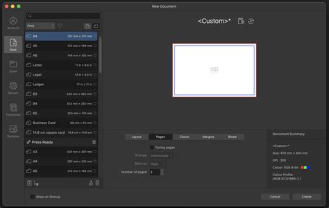 AfPub: Creating Layout with several pages *next to each other ...