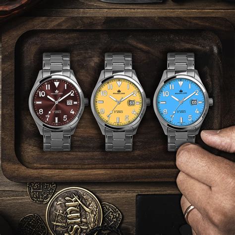 Franklord Regal Sapphire Legacy Steel Luxury Automatic Watches ...