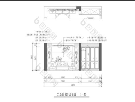 CAD 家装客卧 布局图片_室内设计_环境设计-图行天下素材网