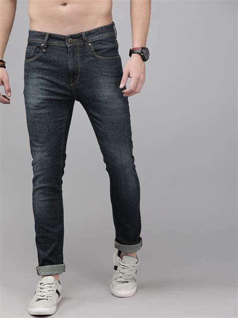 Roadster Men Blue Slim Fit Mid-Rise Clean Look Stretchable Jeans ...