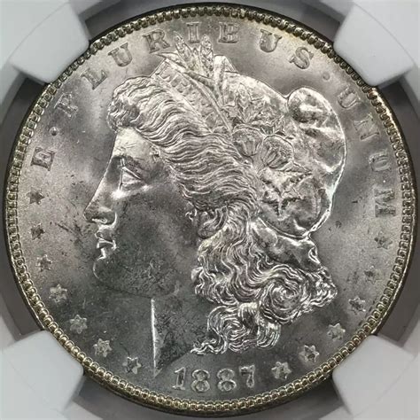 1887 Morgan Silver Dollar NGC MS-64 - Old Pueblo Coin