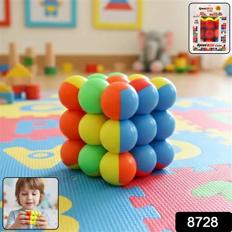 Speed Ball Cube Toy – Colorful Puzzle Cube – Tarika’z