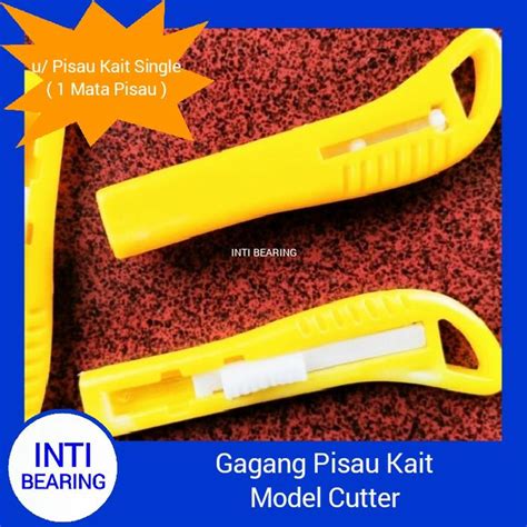 Jual GAGANG PISAU KAIT TEXTILE BENANG MODEL CUTTER ADA PENGAMAN - Putih ...