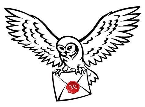 Owl Harry Potter Drawing Clip art Image - harry potter owl png hedwig ...