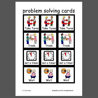 Image result for Problem Solving Cards for Children