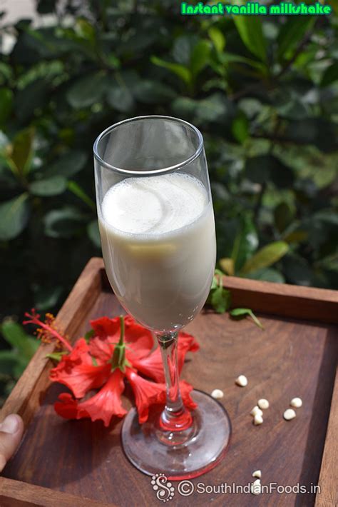Vanilla milkshake-How to make-Step by step photos