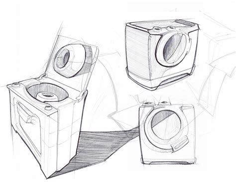 Washing Machine Sketch at PaintingValley.com | Explore collection of Washing Machine Sketch