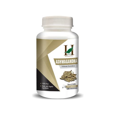H&C Herbal Ingredients Expert Ashwagandha/Ashvagandha 450mg - 120 ...