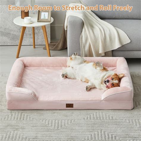 WNPETHOME Waterproof Dog Beds for Jumber Dogs, Orthopedic XXLarge Dog Bed with Sides, Big Dog ...