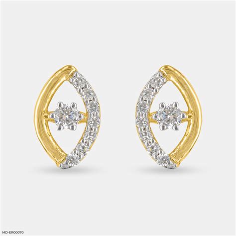 0.25 Carat See Through Me Lab Diamond Earrings 14K Yellow Gold – Maiora ...