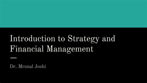Introduction to Financial Strategy 的图像结果