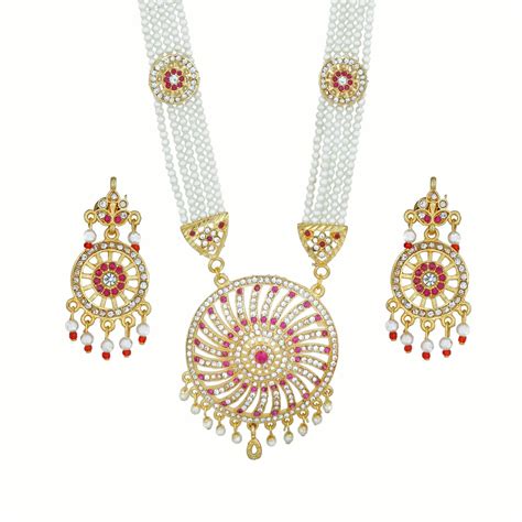 Ethnic Moti Chik Choker Set for Girls and women – Meira Jewellery