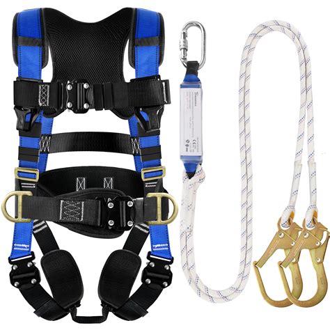 Snapklik.com : TRSMIMA Safety Harness Fall Protection - Roofing Harness ...
