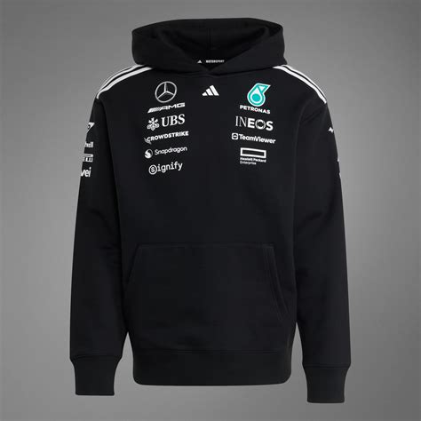 Moletom Capuz Mercedes - AMG Petronas Fórmula 1 Team - Preto adidas ...