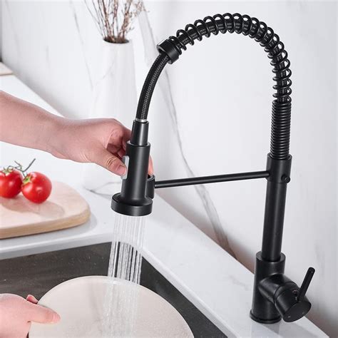 Buy Springs Single-Handle Pull-Down Sprayer Kitchen Faucet with ...