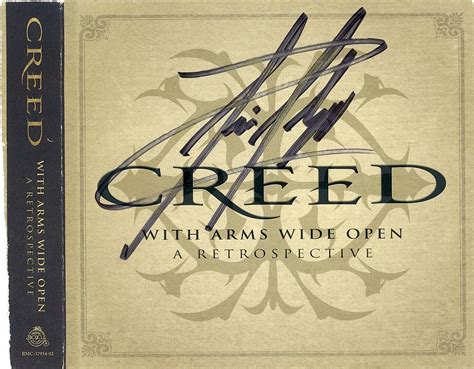 Lot Detail - Creed: Scott Staff Signed “With Arms Wide Open: A ...
