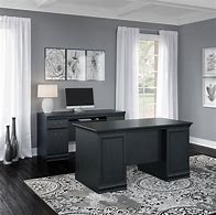 Image result for Small Office Desk and Credenza