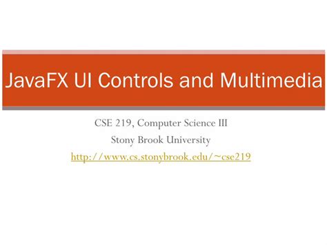 JavaFX UI Controls 的图像结果