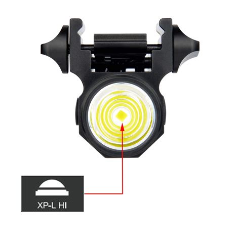 Garberiel 700 Lumens Tac Gun Flashlight LED Waterproof Rail Mount ...