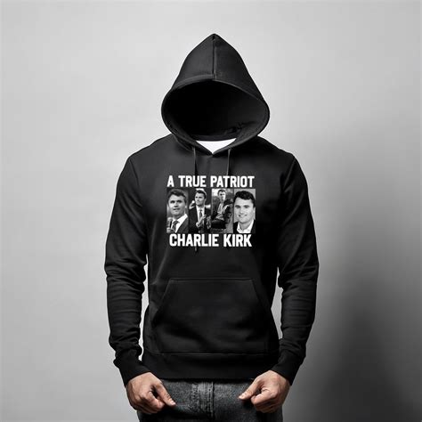 A True Patriot Charlie Kirk Hoodie - Charlie Kirk Flag
