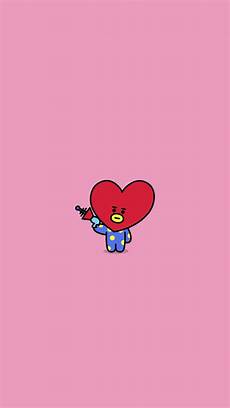 Bt21 Tata Wallpaper by Bts Bt21 Wallpaper Tata Pls Make Sure To Follow Me Bt21 Tata Wallpaper