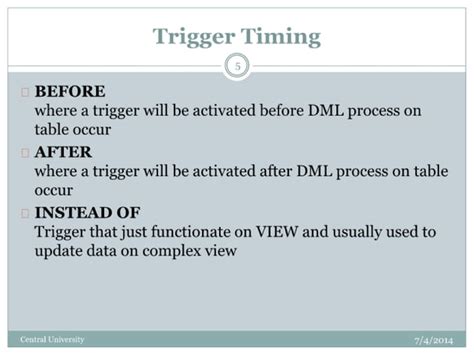 Image result for Database trigger Tutorial