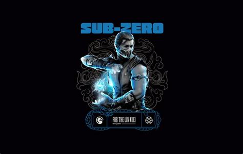 Wallpaper Games, Mortal Kombat, Sub-Zero, Black background for mobile ...