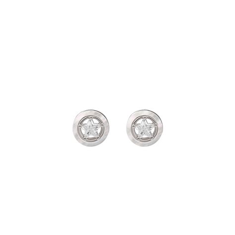 Buy the Silver Honey Circles Studs - Silberry