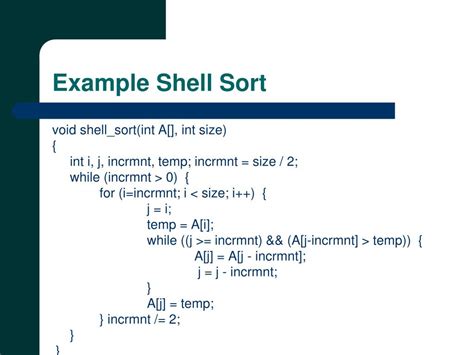 Image result for How to Shell Sort