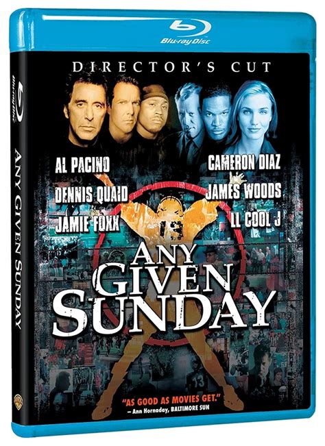 Amazon.com: Any Given Sunday (Director's Cut) [Blu-ray] : Ann-Margret ...