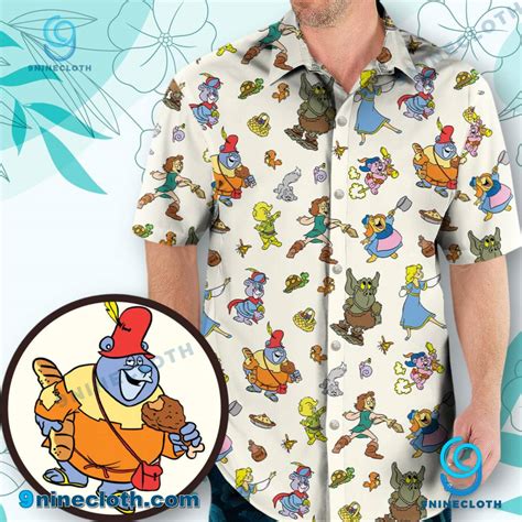 Gummi Bears Characters Hawaiian Shirt - 9ninecloth