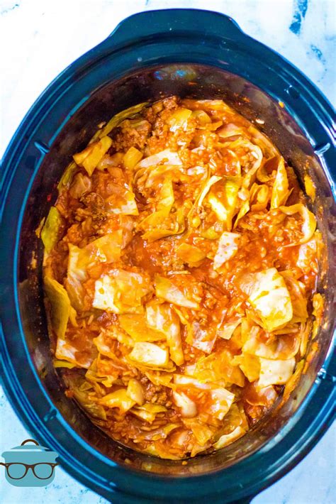 CROCK POT UNSTUFFED CABBAGE ROLLS | The Country Cook