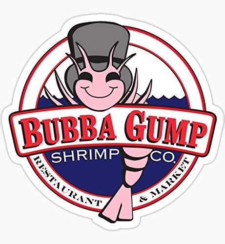 Buy Forrest Gump - Bubba Gump Shrimp Co. - Sticker Graphic - Auto, Wall ...