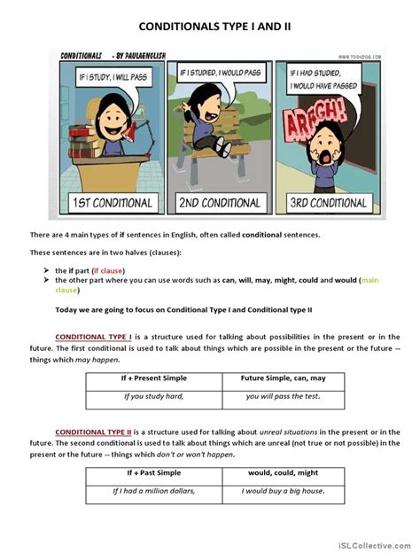 Image result for Conditional Sentences PDF