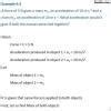 Example 9.4 A force of 5 N gives a massm,, an acceleration of 10 m s2 ...