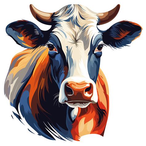 Cow Mooing Clip Art