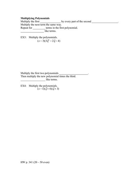 A26-3 Polynomial Operations Notes | DOC