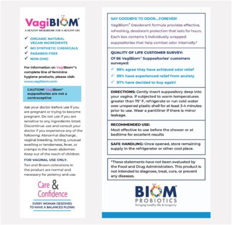 Buy Natural Feminine Deodorant Suppositories - 5 Suppositories, by Biom ...