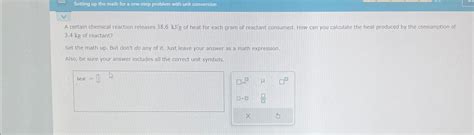 Image result for Setting Up the Math for a One Step Problem with Unit Conversion
