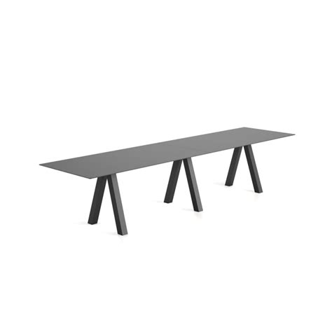BIM objects - Free download! Trestle Table H74 Double 360x90 | BIMobject