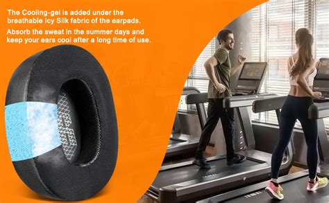 SOULWIT Cooling Gel Replacement Ear Pads for JBL E65BTNC/Live 650BTNC ...