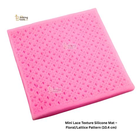 10.4 cm Mini Floral Lace Texture Mat for Fondant & Cakes