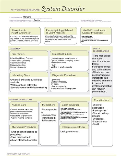 Ati System Disorder Template - astra.edu.pl