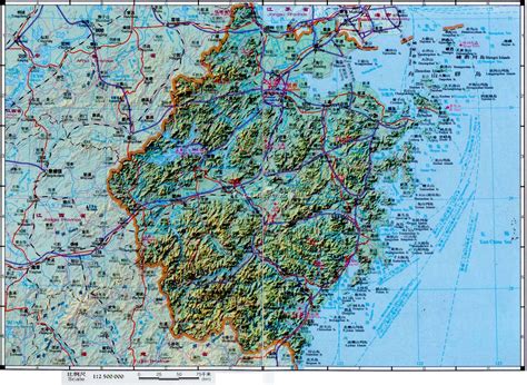 Map of Zhejiang - Maps of Zhejiang