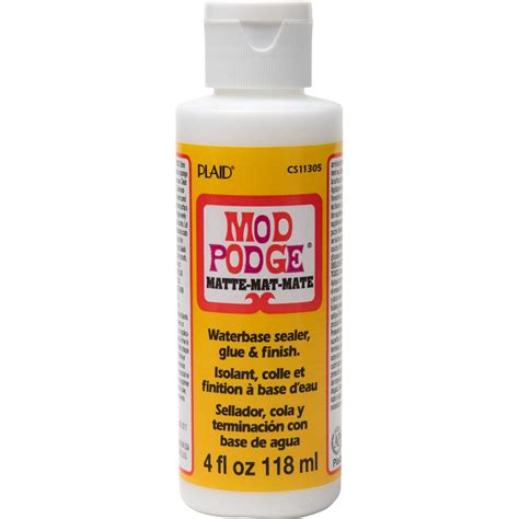 Mod Podge Matte All-In-One Waterbase Sealer / Glue / Finish 118ml ...
