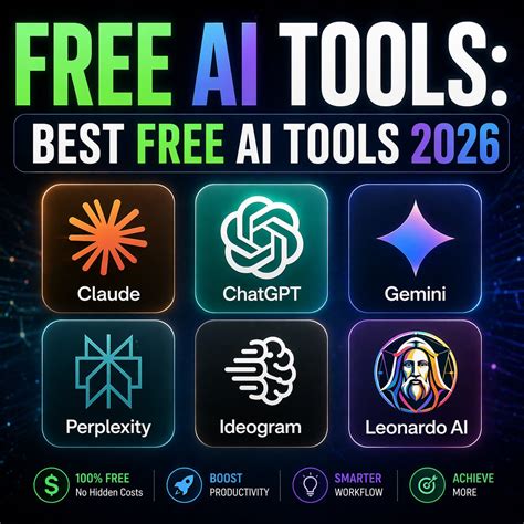Best Free AI Tools 2026: 50+ Tools Tested & Ranked by Category