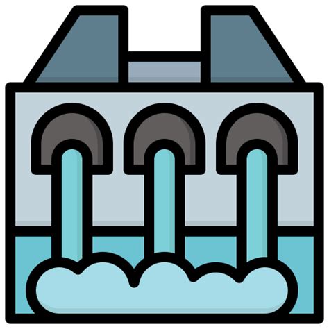 Hydroelectric - Free industry icons