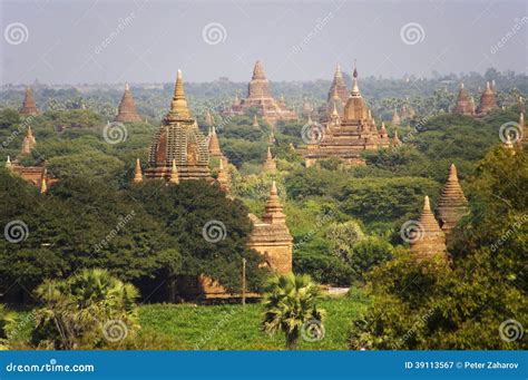 Templos De Bagan. Myanmar (Birmania). Imagen de archivo - Imagen de ...